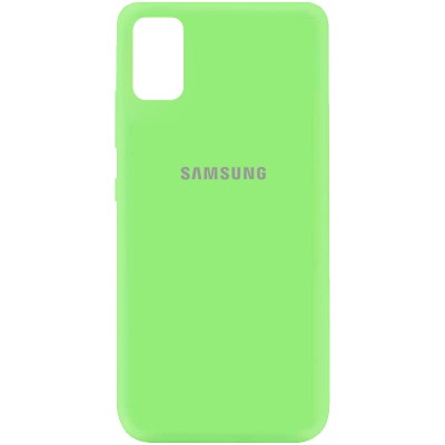 Чехол Silicone Cover My Color Full Protective (A) для Samsung Galaxy A41 Зеленый / Green