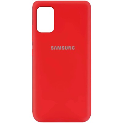Чехол Silicone Cover My Color Full Protective (A) для Samsung Galaxy A41 Красный / Red