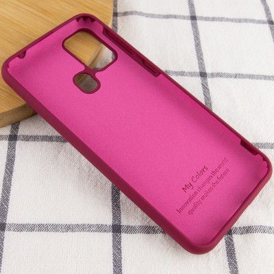 Чехол Silicone Cover My Color Full Protective (A) для Samsung Galaxy M31 Бордовый / Marsala