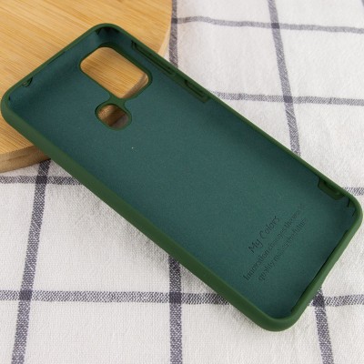 Чехол Silicone Cover My Color Full Protective (A) для Samsung Galaxy M31 Зеленый / Dark green