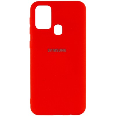 Чехол Silicone Cover My Color Full Protective (A) для Samsung Galaxy M31 Красный / Red