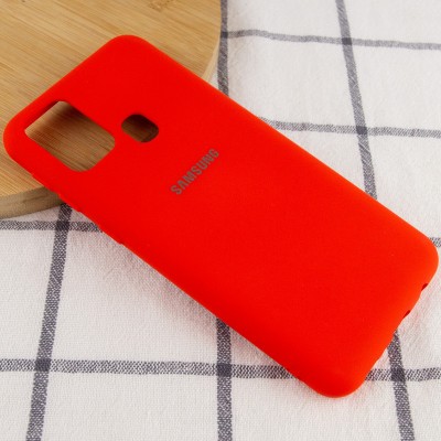 Чехол Silicone Cover My Color Full Protective (A) для Samsung Galaxy M31 Красный / Red
