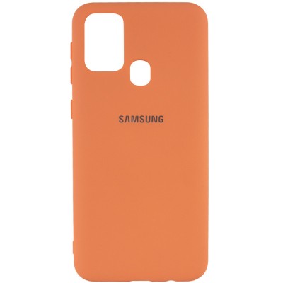 Чехол Silicone Cover My Color Full Protective (A) для Samsung Galaxy M31 Оранжевый / Orange