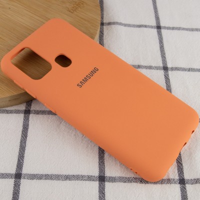 Чехол Silicone Cover My Color Full Protective (A) для Samsung Galaxy M31 Оранжевый / Orange