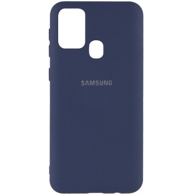 Чехол Silicone Cover My Color Full Protective (A) для Samsung Galaxy M31 Синий / Midnight blue