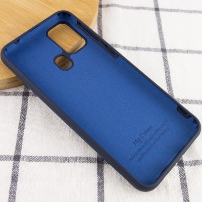 Чехол Silicone Cover My Color Full Protective (A) для Samsung Galaxy M31 Синий / Midnight blue