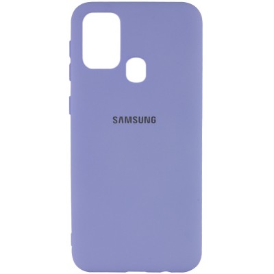 Чехол Silicone Cover My Color Full Protective (A) для Samsung Galaxy M31 Сиреневый / Dasheen