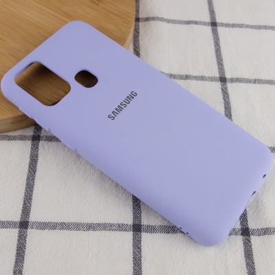Чехол Silicone Cover My Color Full Protective (A) для Samsung Galaxy M31 Сиреневый / Dasheen