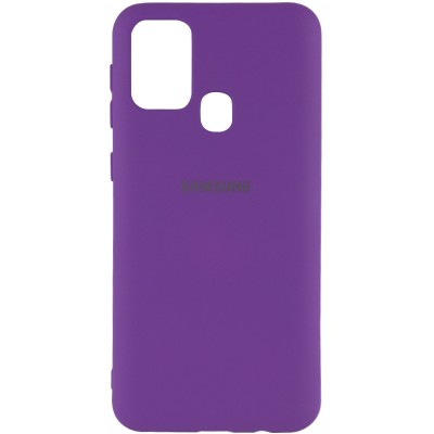 Чехол Silicone Cover My Color Full Protective (A) для Samsung Galaxy M31 Фиолетовый / Purple