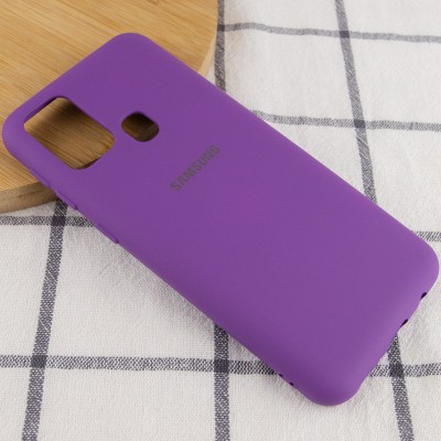 Чехол Silicone Cover My Color Full Protective (A) для Samsung Galaxy M31 Фиолетовый / Purple