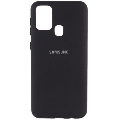 Чехол Silicone Cover My Color Full Protective (A) для Samsung Galaxy M31 Черный / Black