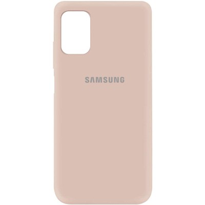 Чехол Silicone Cover My Color Full Protective (A) для Samsung Galaxy M51 Розовый / Pink Sand