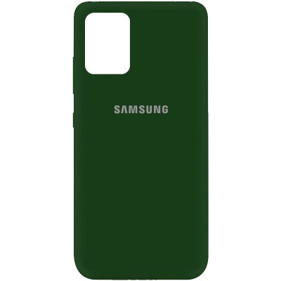 Чехол Silicone Cover My Color Full Protective (A) для Samsung Galaxy S10 Lite Зеленый / Dark green