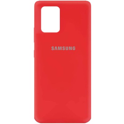 Чехол Silicone Cover My Color Full Protective (A) для Samsung Galaxy S10 Lite Красный / Red