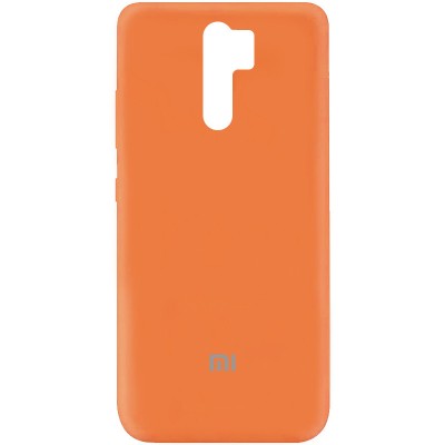 Чехол Silicone Cover My Color Full Protective (A) для Xiaomi Redmi 9 Оранжевый / Orange