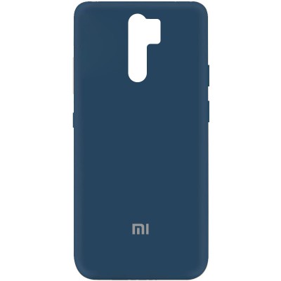 Чехол Silicone Cover My Color Full Protective (A) для Xiaomi Redmi 9 Синий / Navy blue