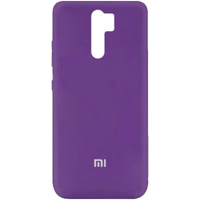 Чехол Silicone Cover My Color Full Protective (A) для Xiaomi Redmi 9 Фиолетовый / Purple