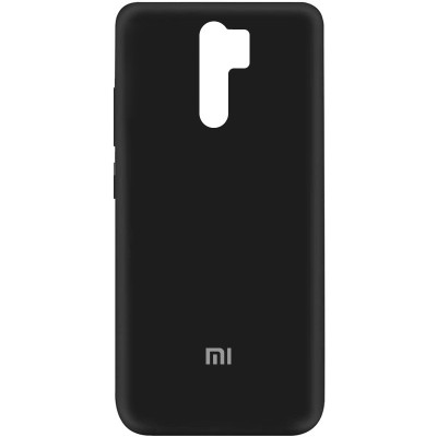 Чехол Silicone Cover My Color Full Protective (A) для Xiaomi Redmi 9 Черный / Black