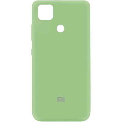 Чехол Silicone Cover My Color Full Protective (A) для Xiaomi Redmi 9C Мятный / Mint