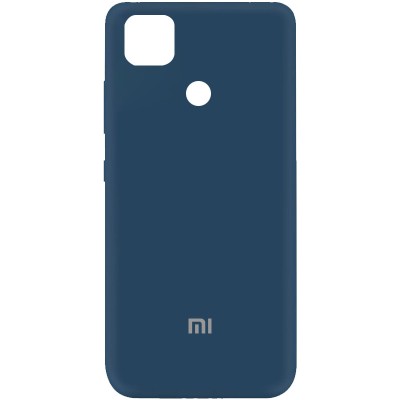 Чехол Silicone Cover My Color Full Protective (A) для Xiaomi Redmi 9C Синий / Navy blue