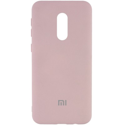 Чехол Silicone Cover My Color Full Protective (A) для Xiaomi Redmi Note 4X / Note 4 (Snapdragon) Розовый / Pink Sand