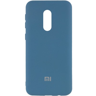 Чехол Silicone Cover My Color Full Protective (A) для Xiaomi Redmi Note 4X / Note 4 (Snapdragon) Синий / Navy blue