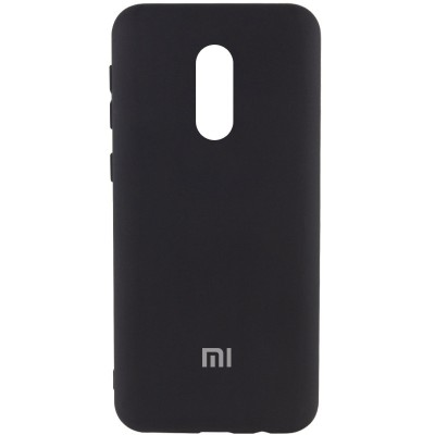 Чехол Silicone Cover My Color Full Protective (A) для Xiaomi Redmi Note 4X / Note 4 (Snapdragon) Черный / Black