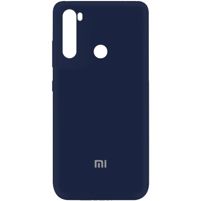 Чехол Silicone Cover My Color Full Protective (A) для Xiaomi Redmi Note 8T Синий / Midnight blue