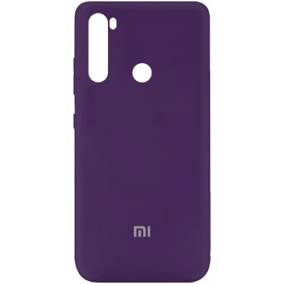 Чехол Silicone Cover My Color Full Protective (A) для Xiaomi Redmi Note 8T Фиолетовый / Purple