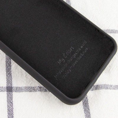 Чехол Silicone Cover My Color Full Protective (A) для Xiaomi Redmi Note 9 4G /Redmi 9 Power/Redmi 9T Черный / Black
