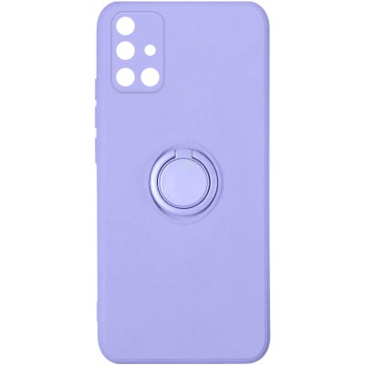 Чехол TPU Candy Ring Full Camera для Samsung Galaxy A51 Сиреневый / Dasheen
