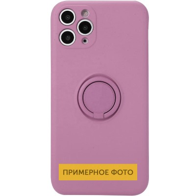 Чехол TPU Candy Ring Full Camera для Samsung Galaxy A72 4G / A72 5G Лиловый / Lilac Pride