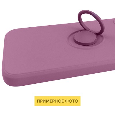 Чехол TPU Candy Ring Full Camera для Samsung Galaxy A72 4G / A72 5G Лиловый / Lilac Pride