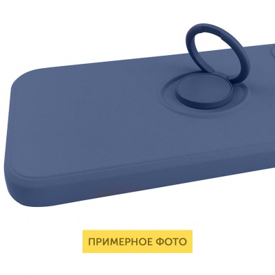 Чехол TPU Candy Ring Full Camera для Samsung Galaxy A72 4G / A72 5G Серый / Lavender Gray