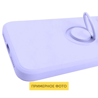 Чехол TPU Candy Ring Full Camera для Samsung Galaxy A72 4G / A72 5G Сиреневый / Dasheen