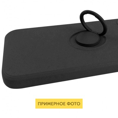 Чехол TPU Candy Ring Full Camera для Samsung Galaxy A72 4G / A72 5G Черный / Black