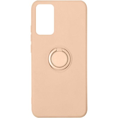 Чехол TPU Candy Ring для Samsung Galaxy A02s Розовый / Pink Sand