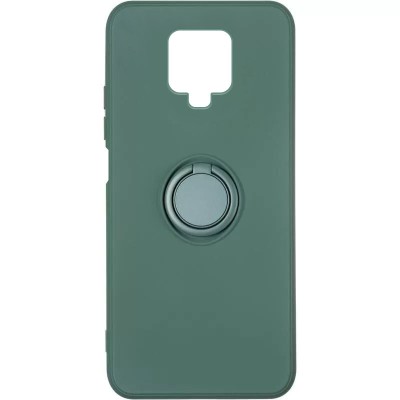 Чехол TPU Candy Ring для Xiaomi Redmi Note 9s / Note 9 Pro / Note 9 Pro Max Зеленый / Pine green