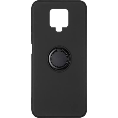 Чехол TPU Candy Ring для Xiaomi Redmi Note 9s / Note 9 Pro / Note 9 Pro Max Черный / Black