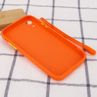Чехол TPU Square Full Camera для Apple iPhone XR (6.1") Оранжевый