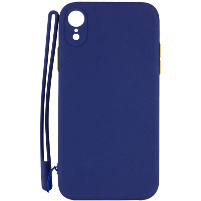 Чехол TPU Square Full Camera для Apple iPhone XR (6.1") Синий