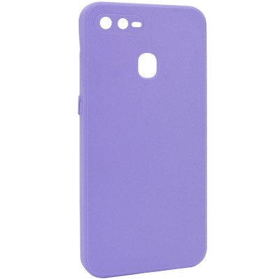 Чехол TPU Square Full Camera для Oppo A5s / Oppo A12 Сиреневый