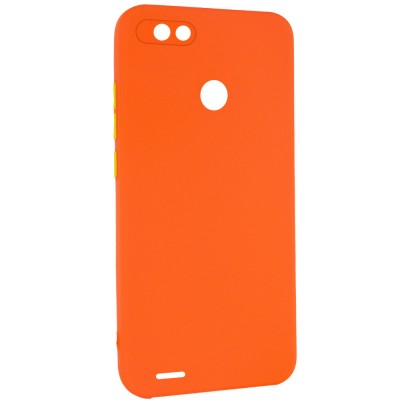 Чехол TPU Square Full Camera для TECNO POP 2F Оранжевый