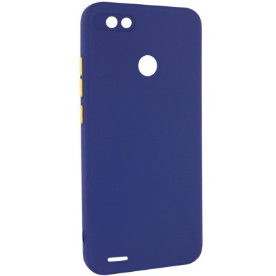 Чехол TPU Square Full Camera для TECNO POP 2F Синий
