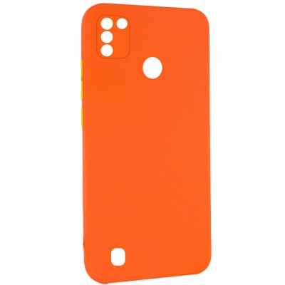 Чехол TPU Square Full Camera для TECNO POP 4 Pro Оранжевый