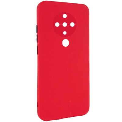 Чехол TPU Square Full Camera для TECNO Spark 6 Красный
