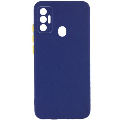 Чехол TPU Square Full Camera для TECNO Spark 7 / Spark 7T Синий