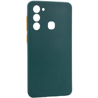 Чехол TPU Square Full Camera для TECNO Spark 8C Зеленый