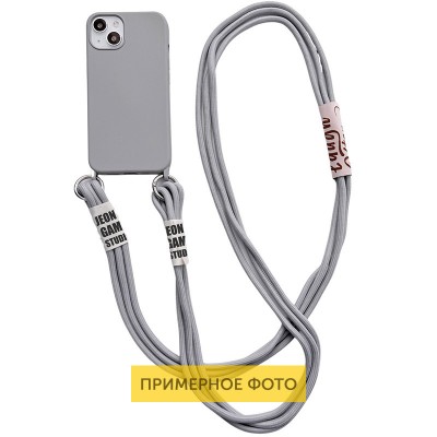Чехол TPU two straps California для Apple iPhone 11 (6.1") Серый / Stone