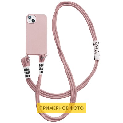 Чехол TPU two straps California для Apple iPhone 11 Pro (5.8") Розовый / Pink Sand